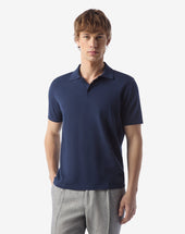 Polo Con Bottoni In Ice Pima Cotton
