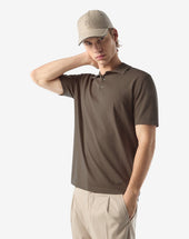 Polo Con Bottoni In Ice Cotton