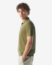 Polo Chiaro Con Bottoni In Ice Cotton