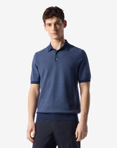 Polo Con Bottoni Chiaro In Cotone Egiziano