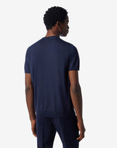 Sweater Girocollo Chiaro In Lana Ultrafine