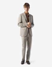 Suit Beige In Pura Lana