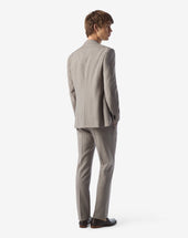 Suit Beige In Pura Lana