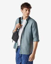 Shirt Acqua In Puro Lino