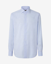 Shirt Azzurra In Ice Cotton