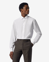 Shirt Bianca In Ice Cotton