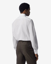 Shirt Bianca In Ice Cotton