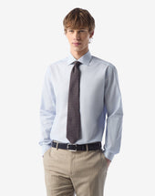 Shirt Bianca E Azzurra In Cotone