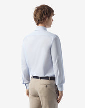 Shirt Bianca E Azzurra In Cotone
