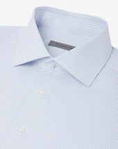 Shirt Bianca E Azzurra In Cotone