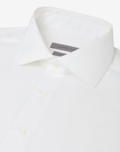 Shirt Bianca In Cotone Antipiega