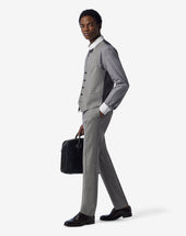 Shirt Con Quadretto Bianco Nero In Cotone