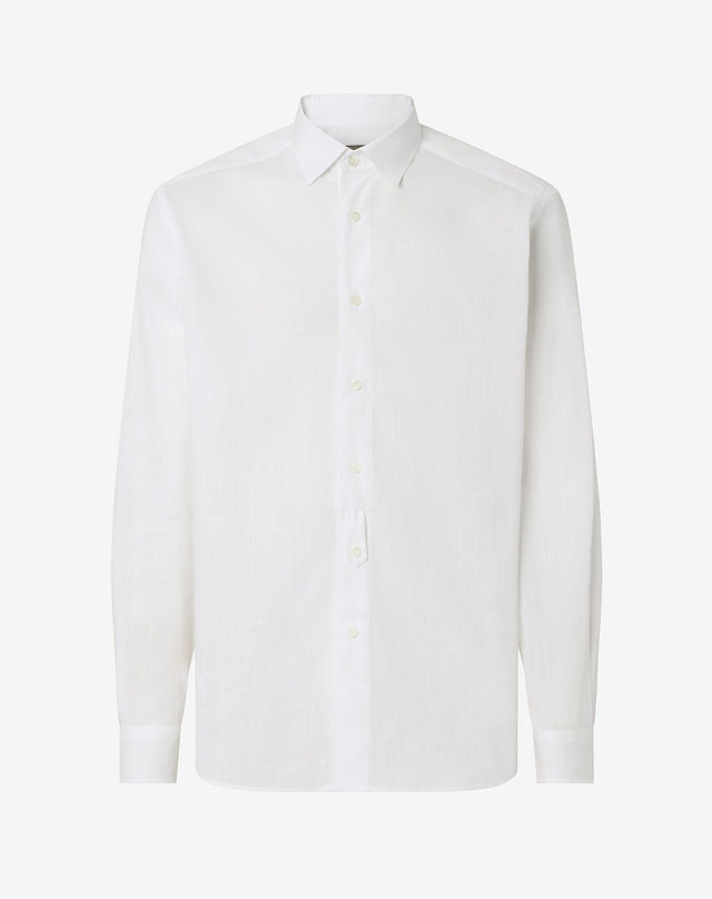 Shirt Bianca In Puro Cotone