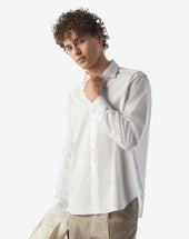 Shirt Bianca In Puro Cotone