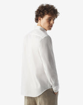 Shirt Bianca In Puro Cotone