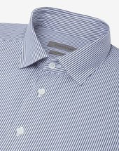 Shirt Con Bacchettina Bianca In Puro Cotone