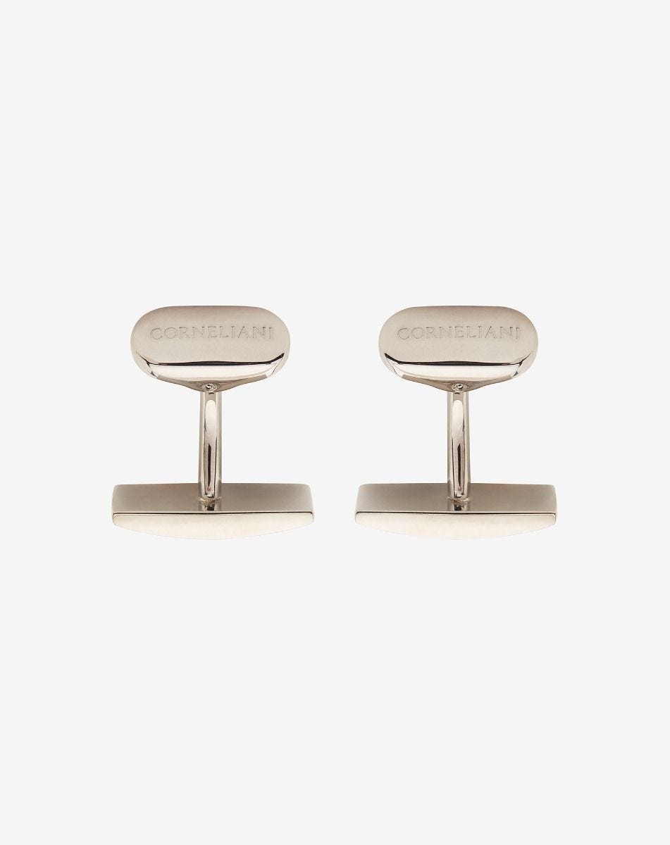 Gemelli In Ottone Color Argento