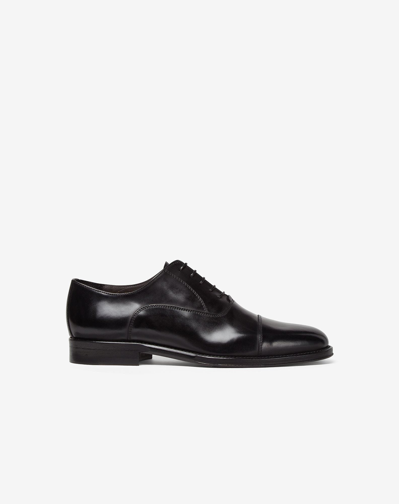 Shoes Oxford Nere In Pelle