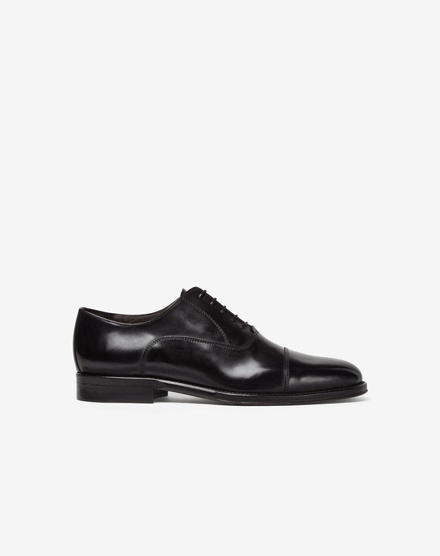 Shoes Oxford nere in pelle