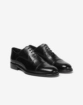 Shoes Oxford Nere In Pelle