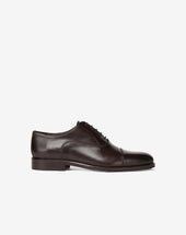 Shoes Oxford Marroni In Pelle