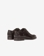 Shoes Oxford Marroni In Pelle