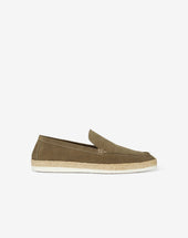 Mocassino Slip On Scamosciato Color Taupe