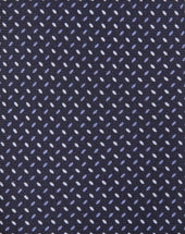Tie Navy In Twill Di Seta Stampata