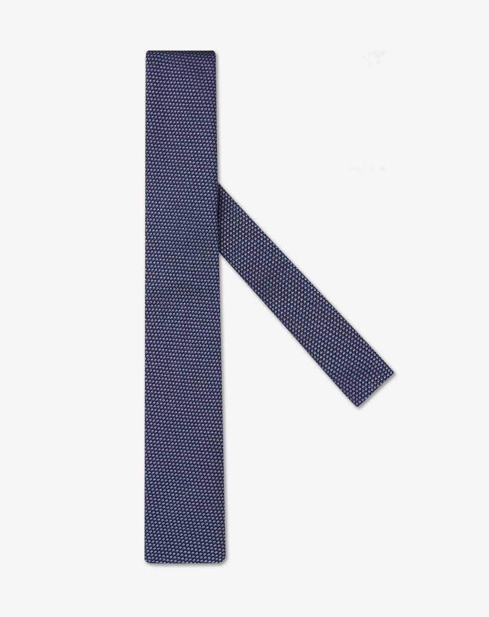 Tie Denim In Seta Garzata