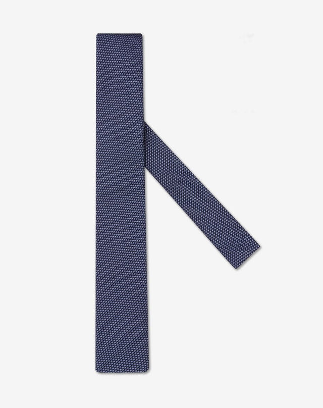 Tie Denim In Seta Garzata