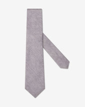 Tie In Seta Jacquard Con Disegno Floreale