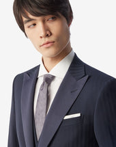 Tie In Seta Jacquard Con Disegno Floreale
