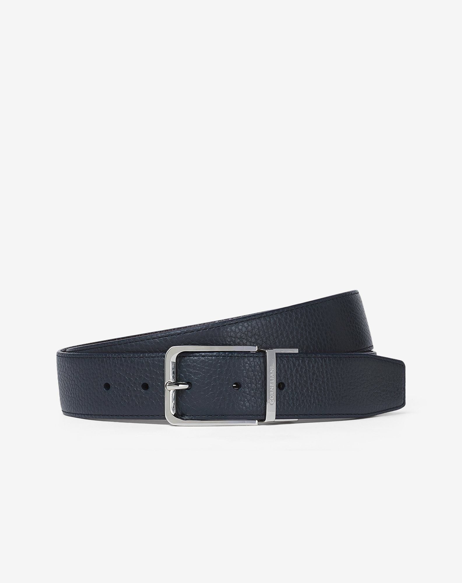 Belt Bordeaux In Pelle Stampa Dollaro