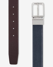 Belt Bordeaux In Pelle Stampa Dollaro