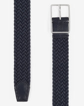 Belt Intrecciata Navy In Cotone Cerato
