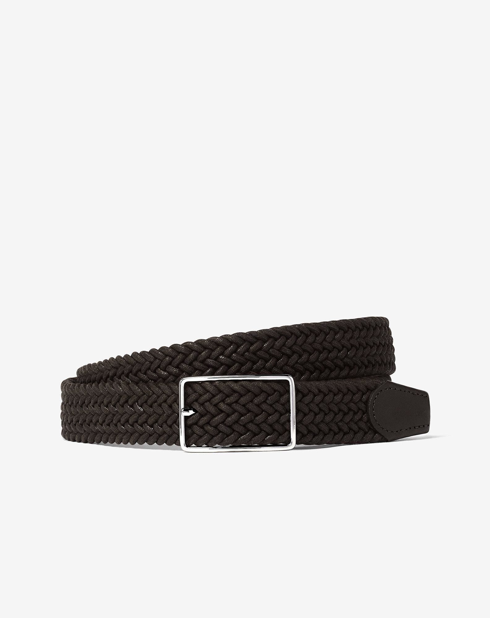 Belt Intrecciata In Cotone Cerato