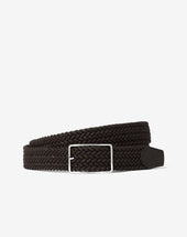 Belt Intrecciata In Cotone Cerato
