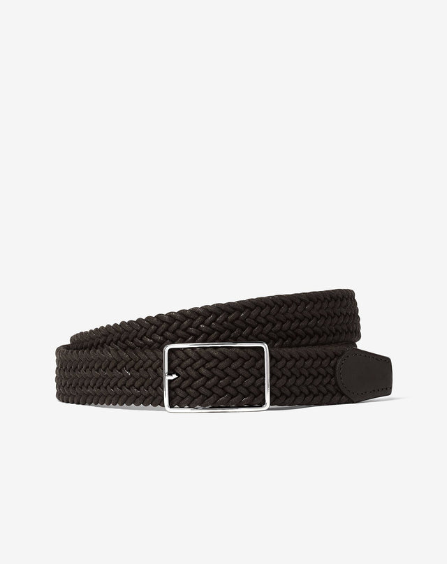 Belt Intrecciata In Cotone Cerato