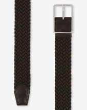 Belt Intrecciata In Cotone Cerato