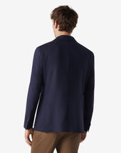 Jacket Con Pettorina In Lana 170 S Super Light