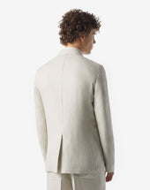 Jacket Avorio In Puro Lino