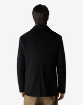 Peacoat In Beaver Di Lana Superfine