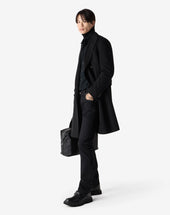 Coat In Beaver Di Pura Lana Superfine