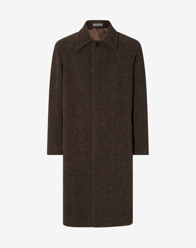 Coat In Lana Tecnica