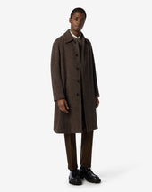 Coat In Lana Tecnica