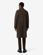 Coat In Lana Tecnica