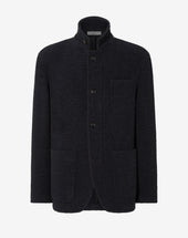 Jacket Antracite M Lange In Lana