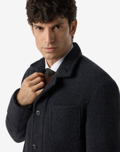 Jacket Antracite M Lange In Lana