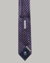 Tie In Raso Stampata Color Bruciato