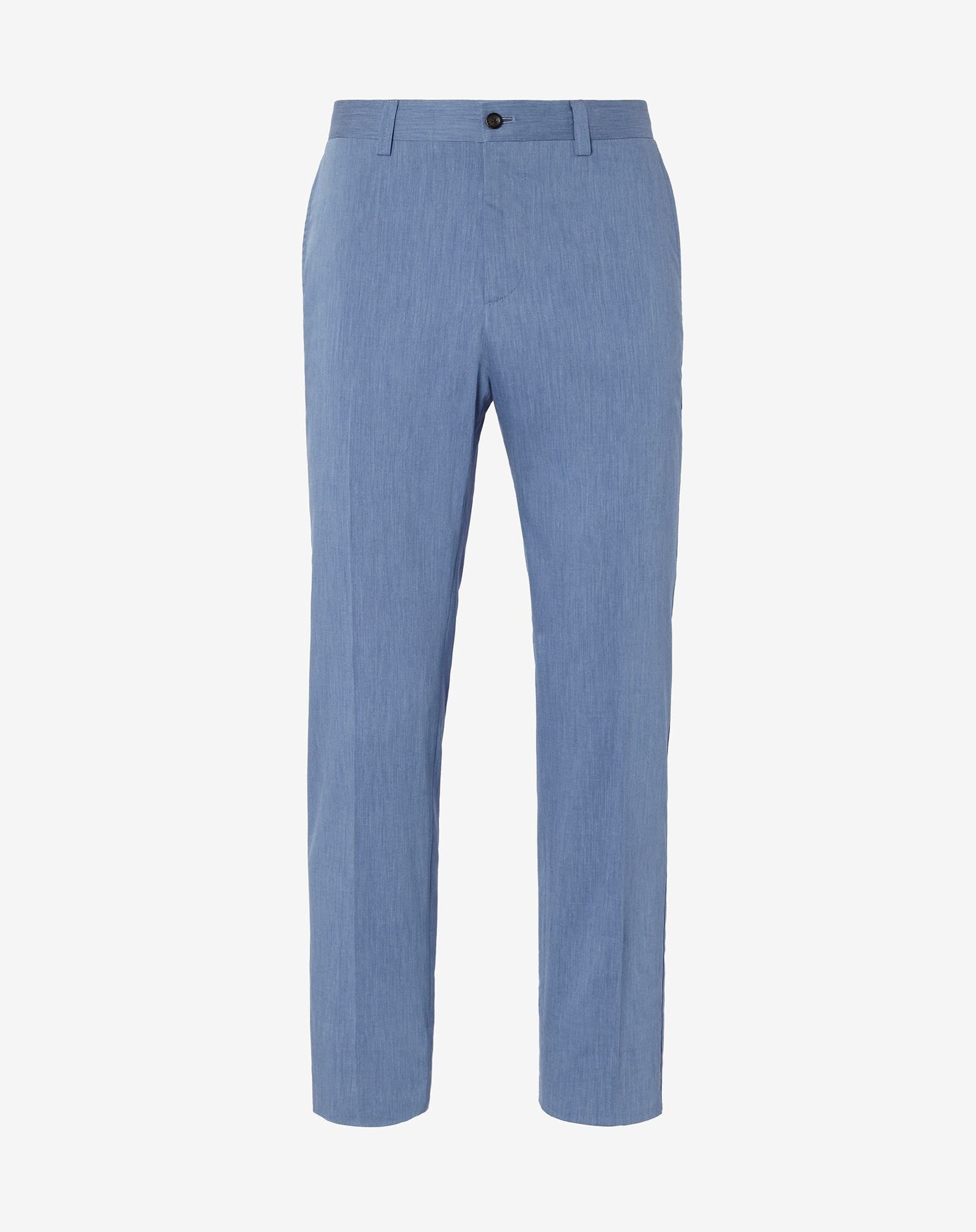 Pants azzurro di cotone